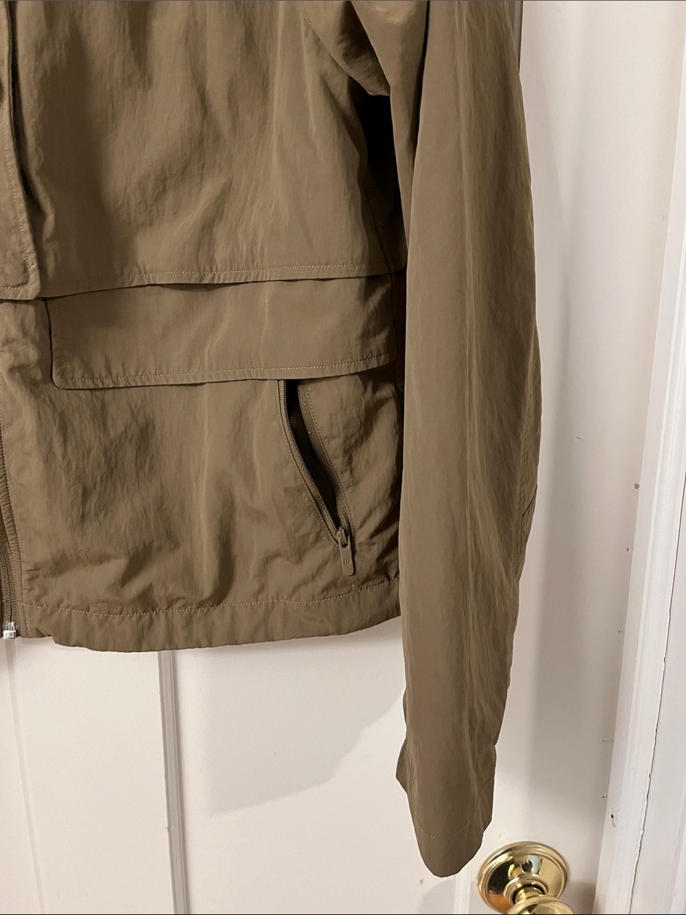 Like new Lululemon Always Effortless Jacket
Size 8 in color: artifact - Picture 3 of 15